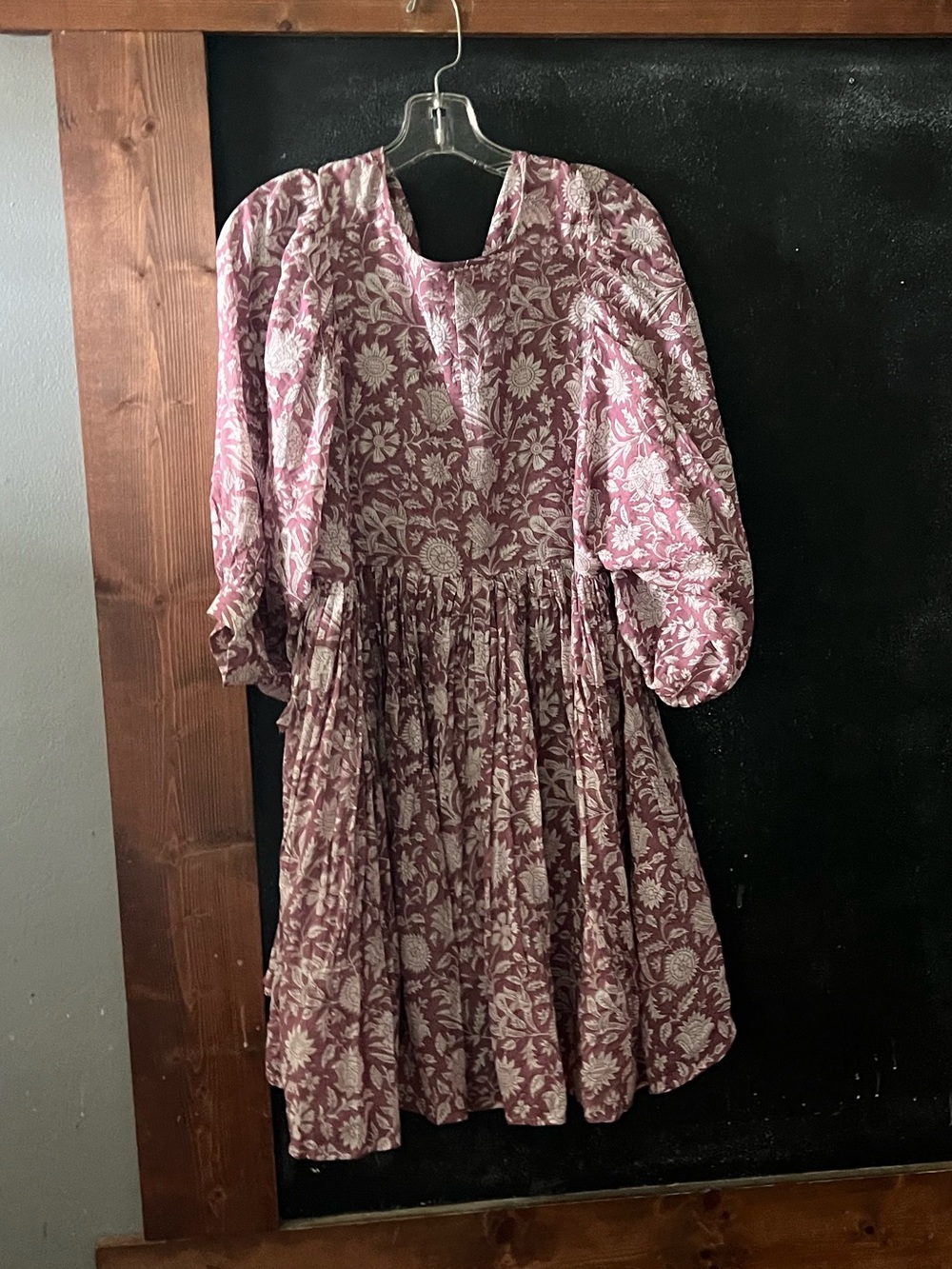 Daughters of India Kyra Dress Floral Babydoll Dress size M euc - Picture 8 of 8
